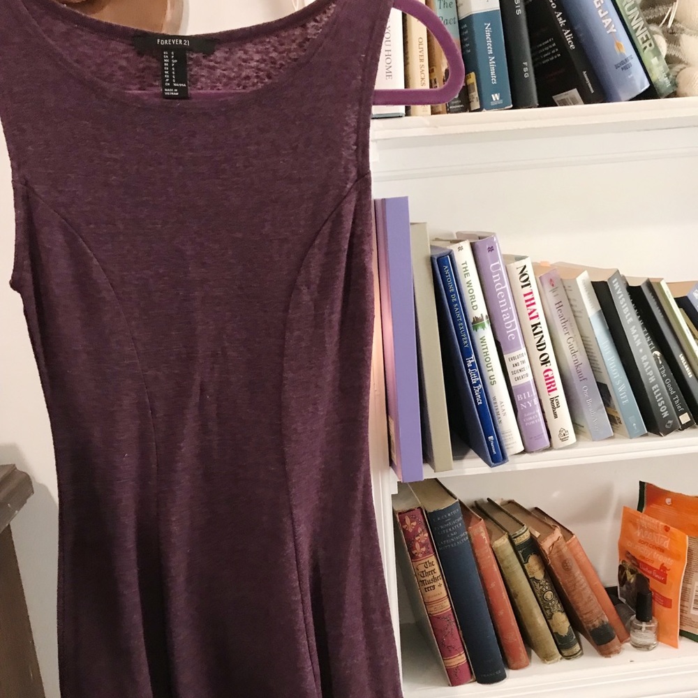 ☂️purple A-line dress☂️
